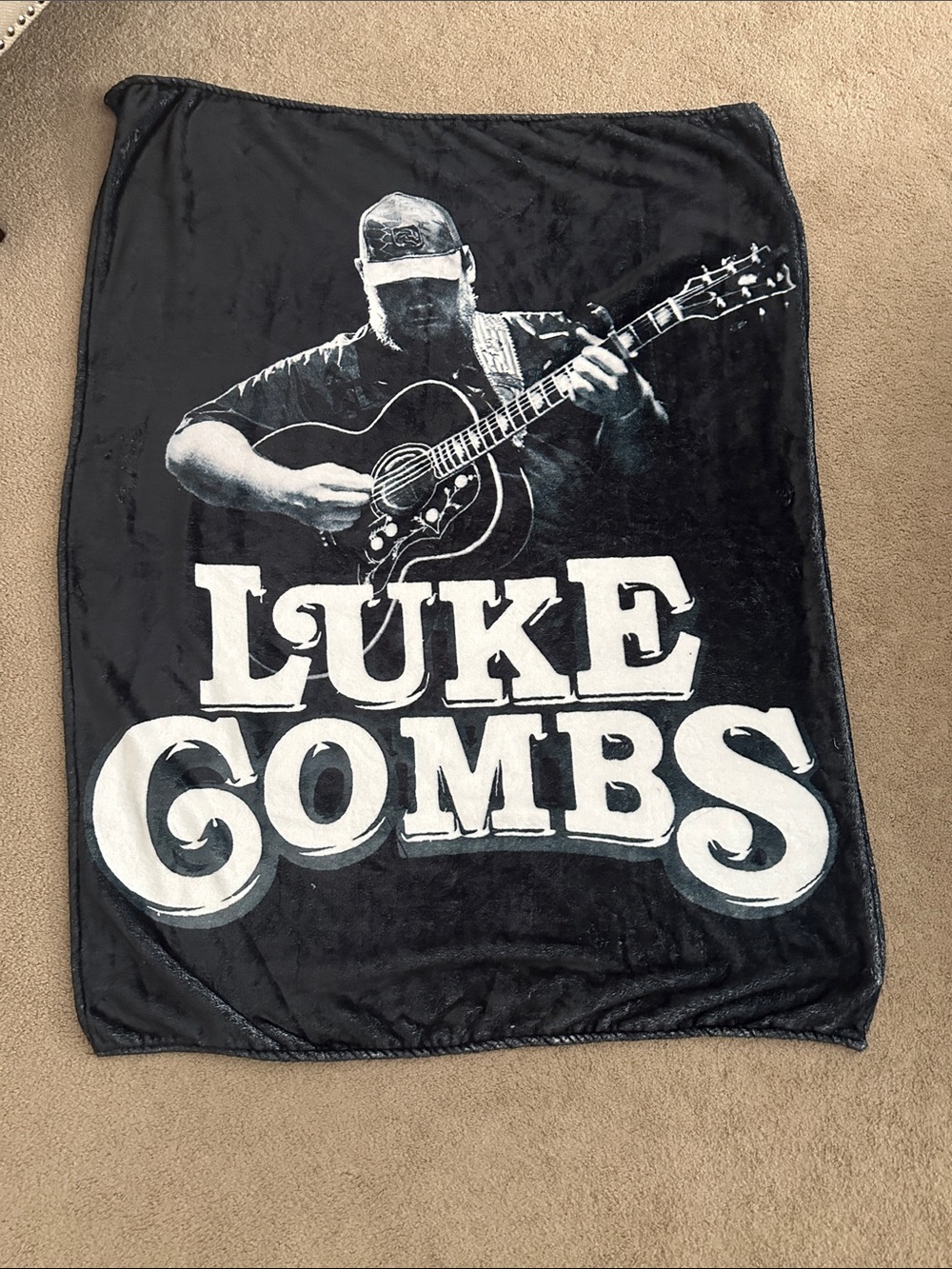 Luke Combs Blanket